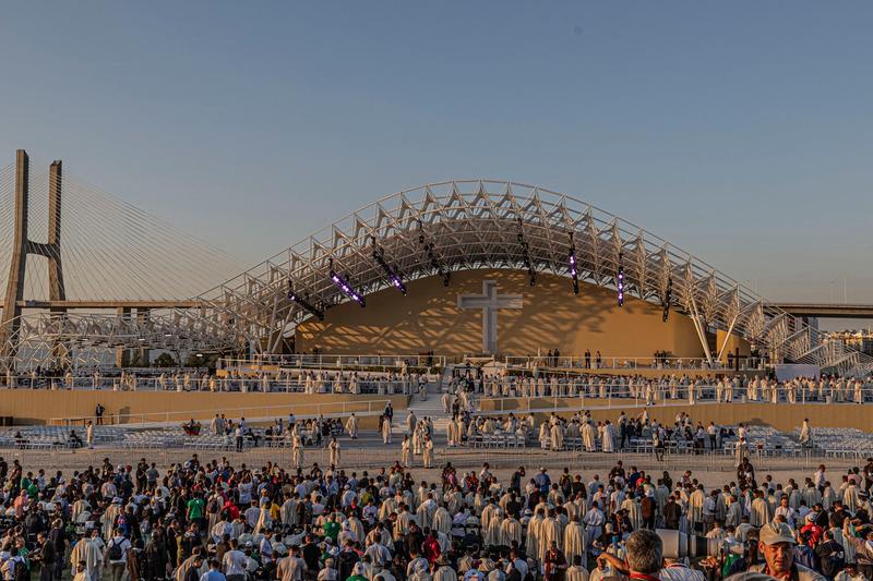 Papa Francis la Lisabona, Foto: Global Imagens/Atlantico Press/ABACA / Abaca Press / Profimedia