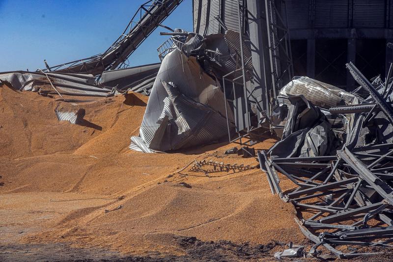 Siloz distrus în Turcia , Foto: Demiroren Visual Media/ABACA / Abaca Press / Profimedia