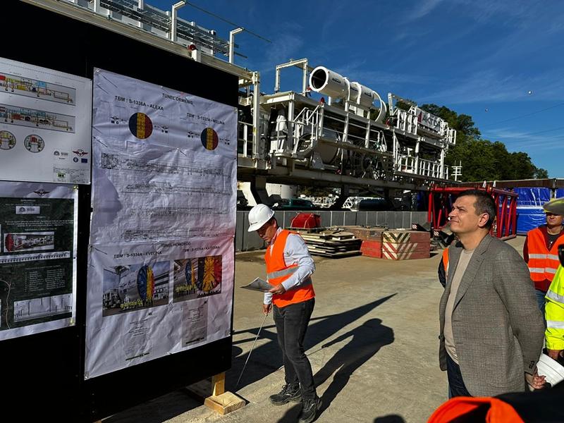 Ministrul Grindeanu, in vizita pe santierele feroviare, Foto: CFR Infrastructura