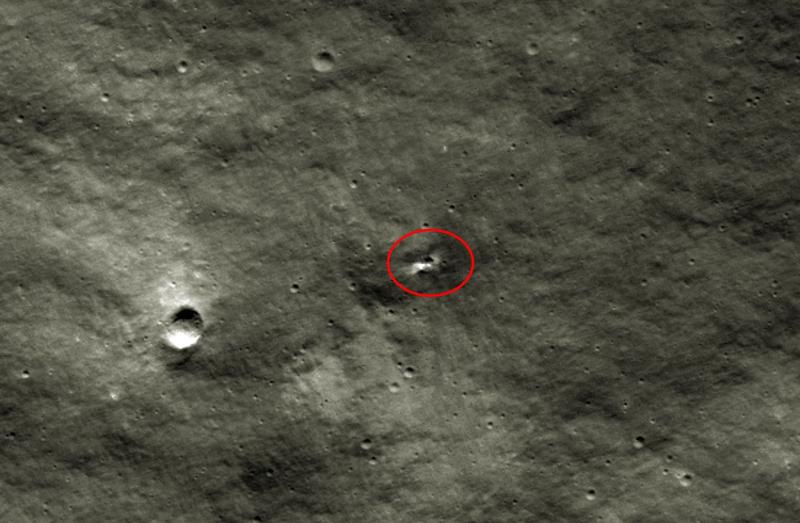 Craterul lasat de misiunea Luna-25 pe Luna, Foto: AFP / AFP / Profimedia