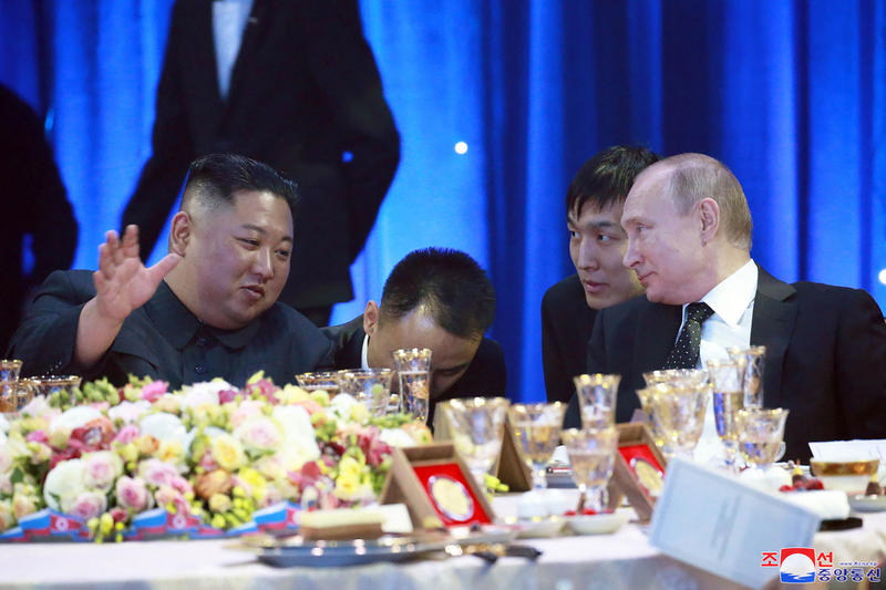 Kim Jong Un si Vladimir Putin in 2019, Foto: KCNA VIA KNS / AFP / Profimedia