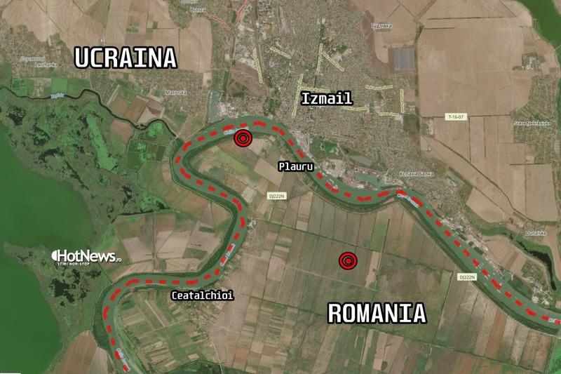 Unde au cazut cele doua drone rusesti in Romania, Foto: Hotnews