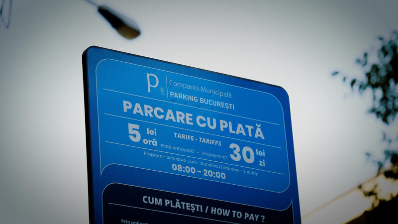 Parcare cu plata, Bucuresti, Foto: Adi Iacob / HotNews