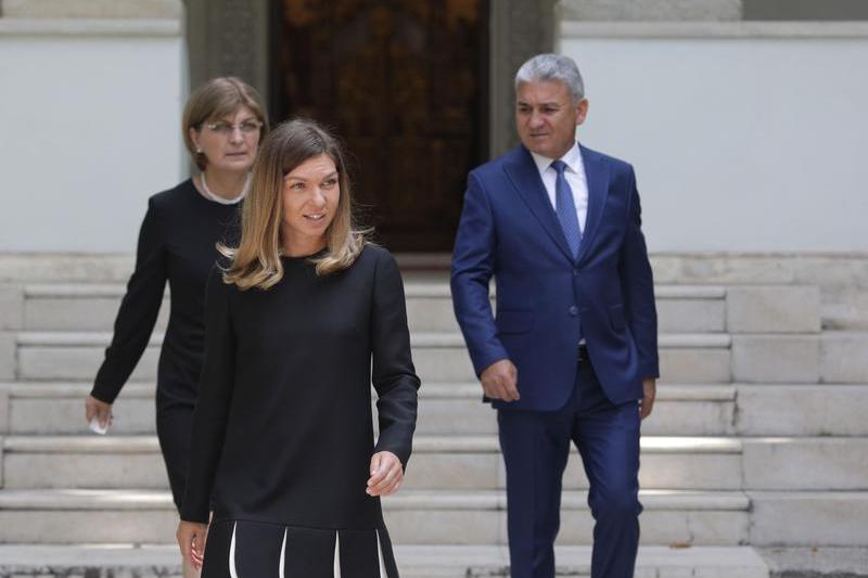 Simona Halep si parintii Tania si Stere, Foto: Inquam Photos / Octav Ganea