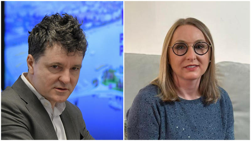 Nicușor Dan; Gabriela Szabo, Foto: Colaj fanatik.ro