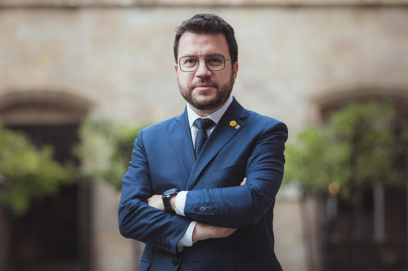 Pere Aragonès García, președintele Guvernului Cataloniei, Foto: Hotnews