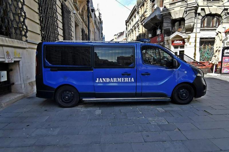 Masina de Jandarmerie, Foto: Adrian Ilincescu/ HotNews.ro