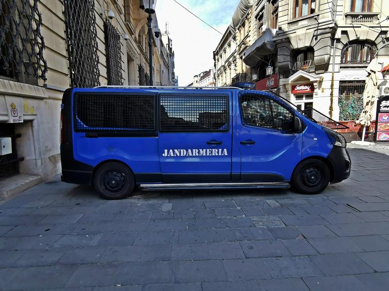 Masina de Jandarmerie, Foto: Adrian Ilincescu/ HotNews.ro
