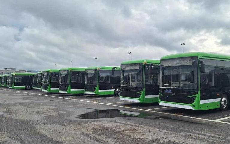 Autobuze electrice BMC pentru București, Foto: Stelian Bujduveanu/Facebook