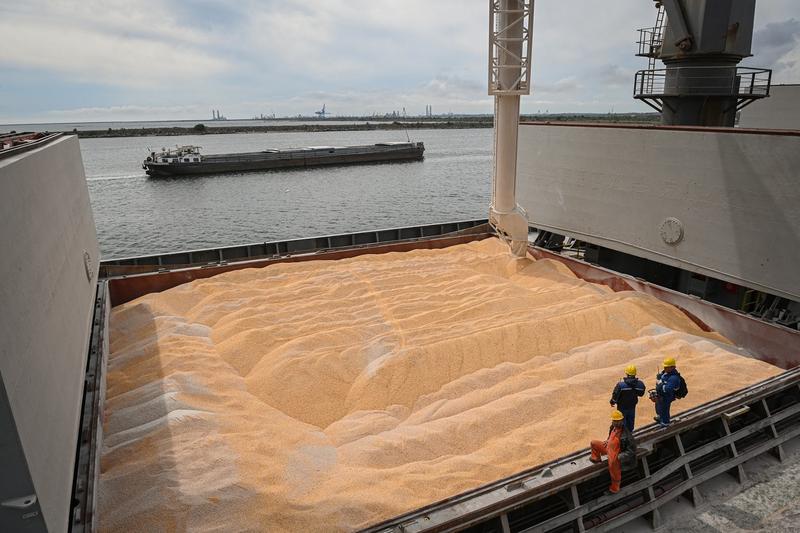 Cereale, porumb, portul Constanța, Foto: Daniel MIHAILESCU / AFP / Profimedia