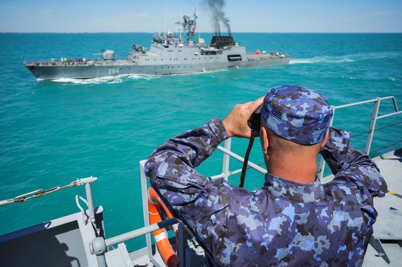 Planuri și schimbare de optică în Flota Navală a României, Foto: MIHAI BARBU / AFP / Profimedia