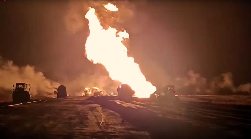 Explozie pe santierul A7, Foto: Captură Ziarul de Vrancea