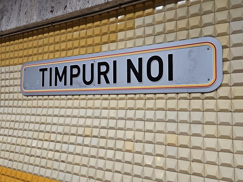 In statia de metrou Timpuri Noi, Foto: Vlad Barza / HotNews.ro