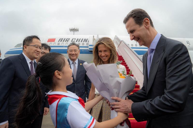 Bashar al-Assad la sosirea in China, Foto: AFP / AFP / Profimedia