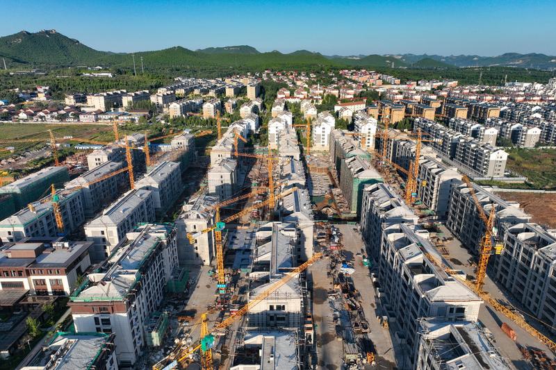 Blocuri în construcție în provincia Shandong din China, Foto: Costfoto/NurPhoto / Shutterstock Editorial / Profimedia