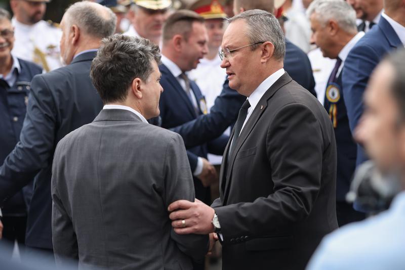 Nicuşor Dan și Nicolae Ciucă, Foto: Inquam Photos / Sabin Cirstoveanu
