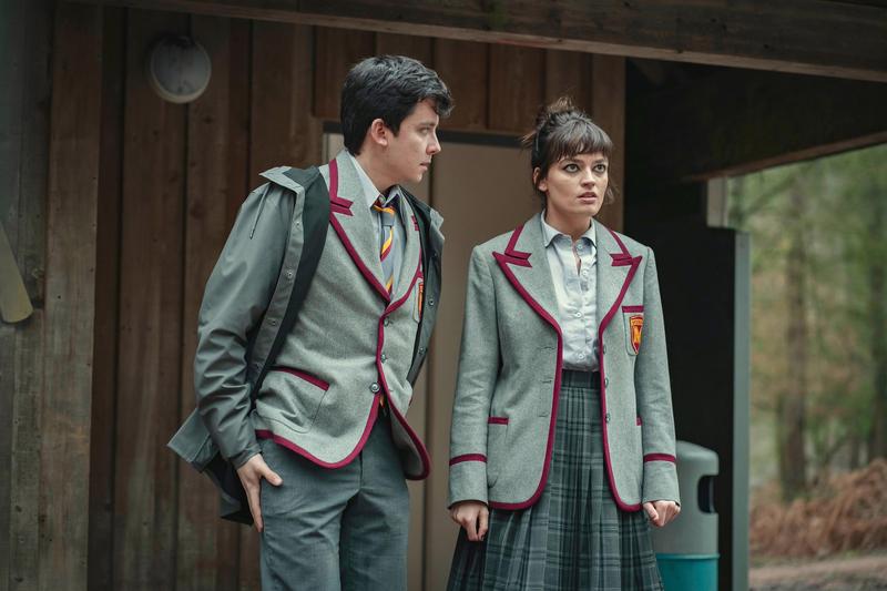 Asa Butterfield si Emma Mackey , Foto: Supplied by LMK / IPA / IPA / Profimedia