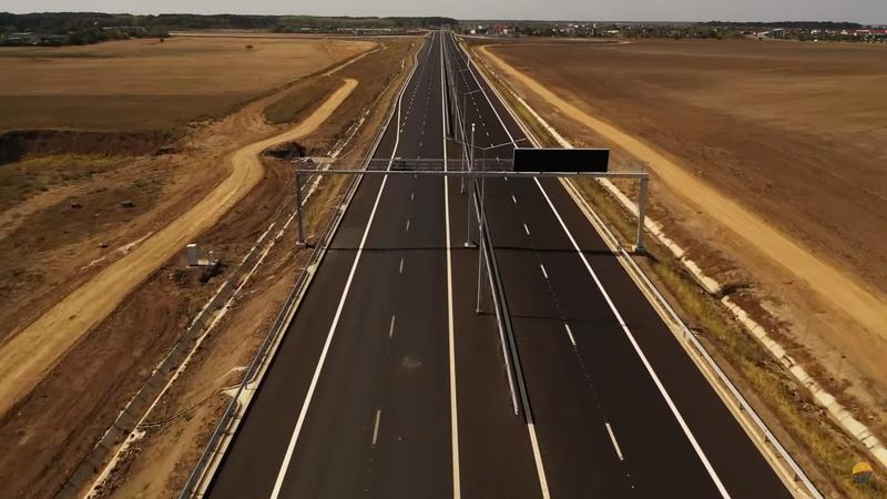 Lucrari aproape gata pe A0 Nord de la DN1 la A3, Foto: Captura YouTube
