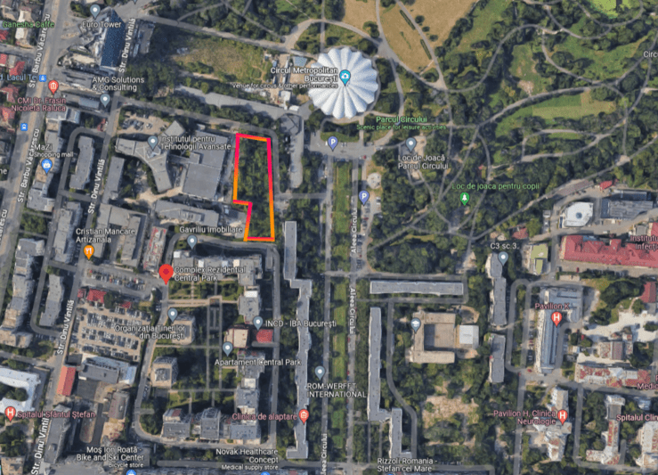 Teren Aleea Circului 5, Foto: Google Maps