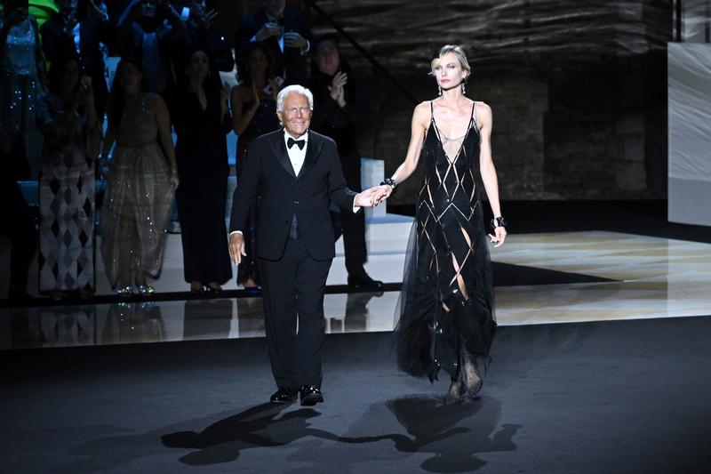 Spectacol de modă Giorgio Armani, la Venetia, Foto: Gian Mattia D'Alberto / AP / Profimedia