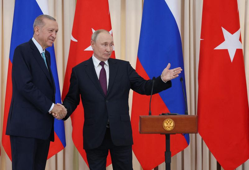 Recep Erdogan și Vladimir Putin, Foto: AA/ABACA / Abaca Press / Profimedia
