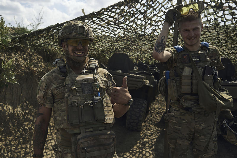 Soldați ucraineni în zona Bahmut, Foto: Libkos / AP / Profimedia