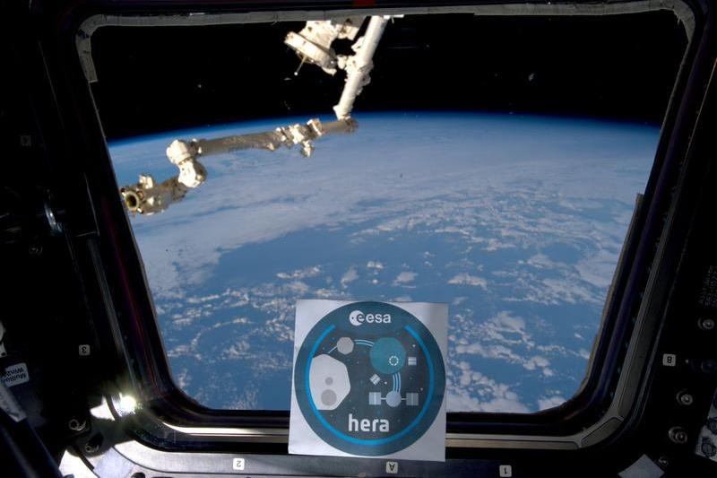 Logo-ul HERA la bordul ISS, Foto: Agentia Spatiala Europeana