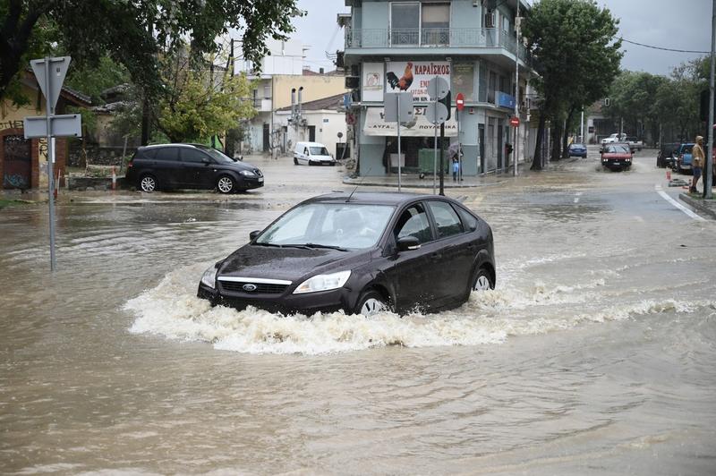 Volos, centrul Greciei, afectat de inundații, Foto: Sakis Mitrolidis / AFP / Profimedia Images