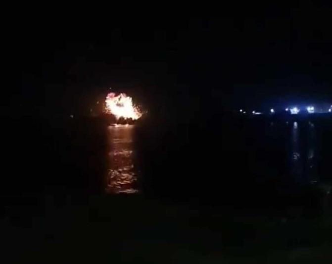 Explozii în portul Izmail, Foto: Captură video