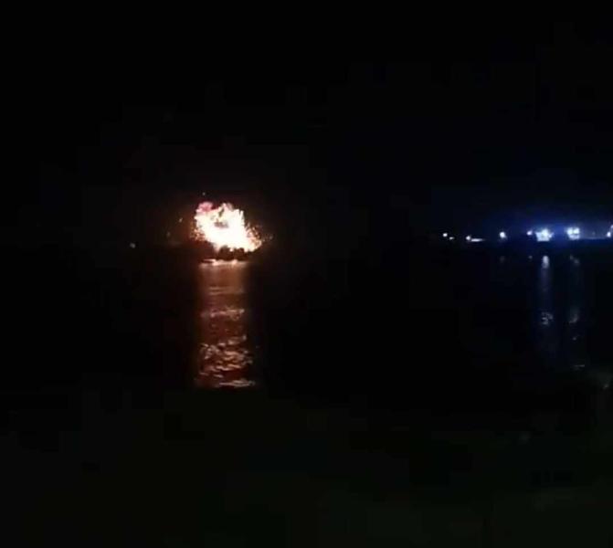 Explozii în portul Izmail, Foto: Captură video