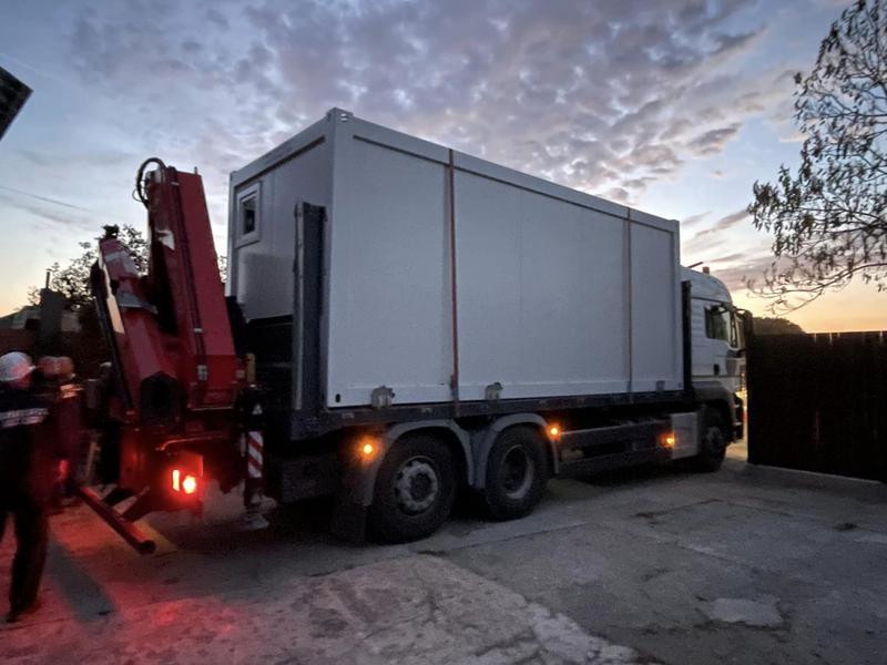 Locuinta modulara temporara, Crevedia, Foto: Facebook - Primaria Crevedia