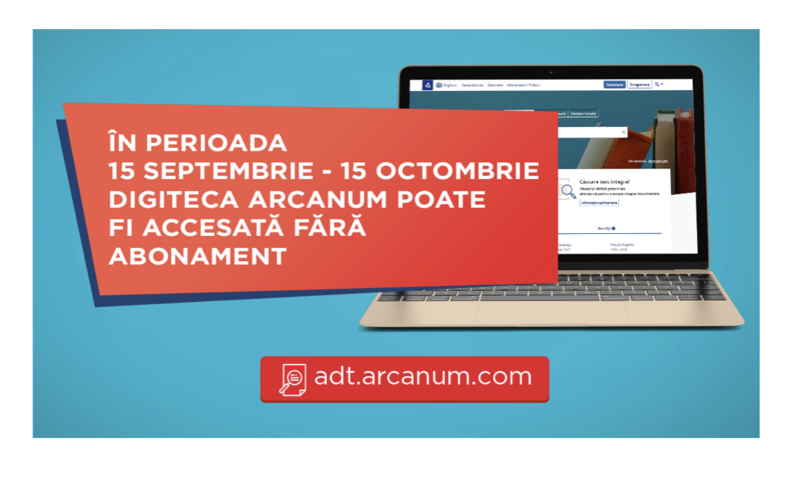 Profită de o lună de zile de acces gratuit la peste 50 de milioane de ziare și reviste, Foto: Digiteca Arcanum