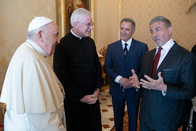 Sylvester Stallone, la Vatican, Foto: Vatican Media/Catholic Press Photo/IPA / SplashNews.com / Splash / Profimedia