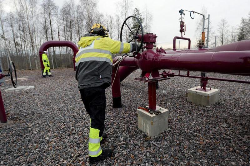 Gazoductul Balticconnector in localitatea Inkoo din Finlanda, Foto: Mikko Stig / Lehtikuva / Profimedia Images