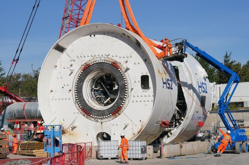 Lucrari la proiectul HS2, Foto: Jonathan Brady / PA Images / Profimedia