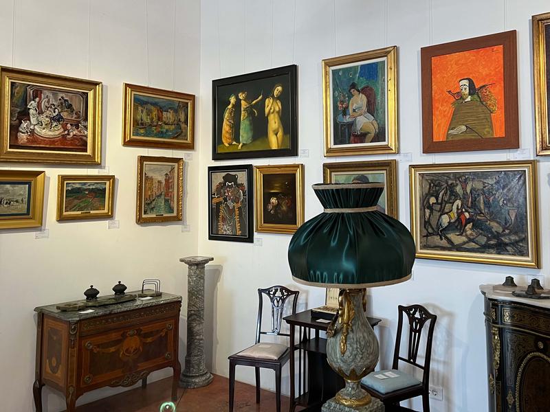 Expoziția Top 100 Mari Maeștri ai Artei Românești, la Palatul Cesianu-Racoviță, Foto: Artmark