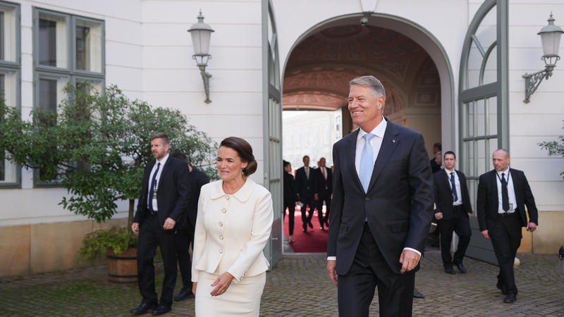 Katalin Novak și Klaus Iohannis, Foto: Presidency.ro