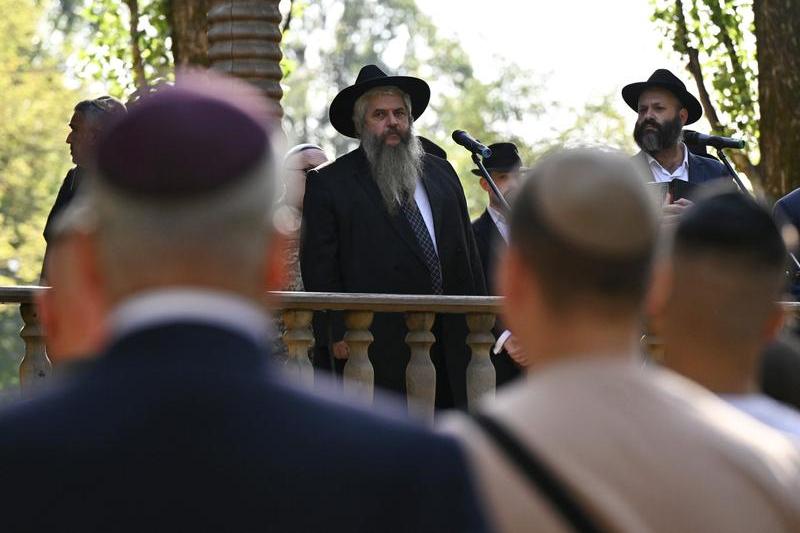 Moshe Azman, Rabinul-sef al Ucrainei, Foto: Genya Savilov / AFP / Profimedia Images