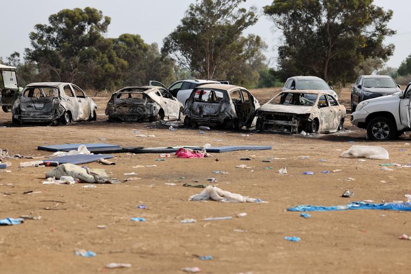 Mulți cetățeni străini au murit după un atac nemilos al luptătorilor Hamas la un festival muzical de lângă Fâșia Gaza, Foto: JACK GUEZ / AFP / Profimedia