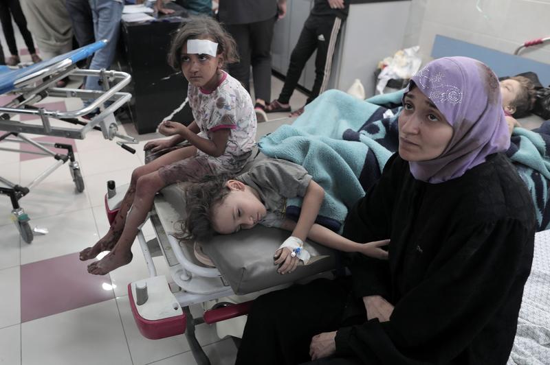 Spital din Gaza, 13 oct., Foto: Momen Faiz/NurPhoto / Shutterstock Editorial / Profimedia