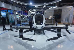 Vehiculul zburator eVTOL dezvoltat de compania EHang, Foto: Costfoto / ddp USA / Profimedia