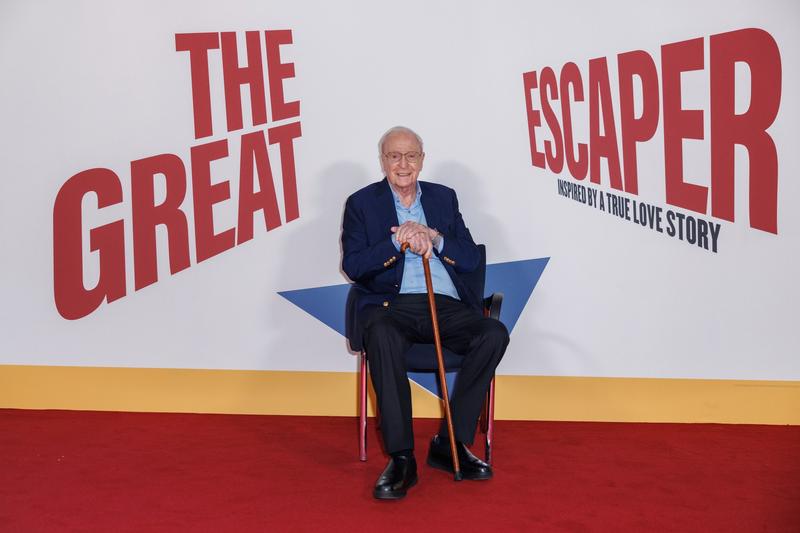 Actorul Michael Caine la premiera filmului The Great Escaper, Foto: Vianney Le Caer / AP / Profimedia