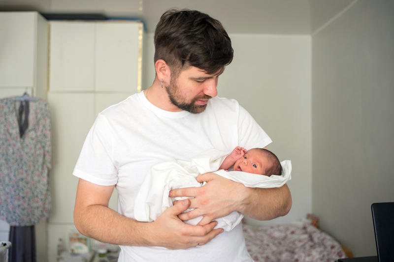 În cazul bărbaților, simptomele depresiei ar putea să apară la 3-6 luni după nașterea bebelușului, Foto: © Svetlana Ivanova | Dreamstime.com