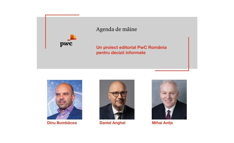 Dinu Bumbăcea, Daniel Anghel, Mihai Anița, Foto: PwC România