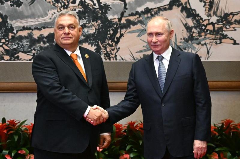 Viktor Orban și Vladimir Putin, Foto: Grigory SYSOYEV / AFP / Profimedia