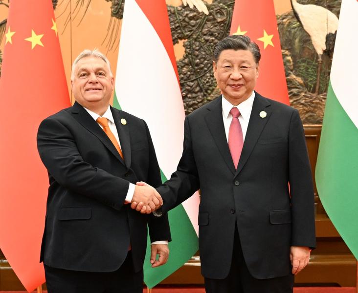 Viktor Orban, primit de Xi Jinping la Beijing, Foto: Rao Aimin / Xinhua News / Profimedia