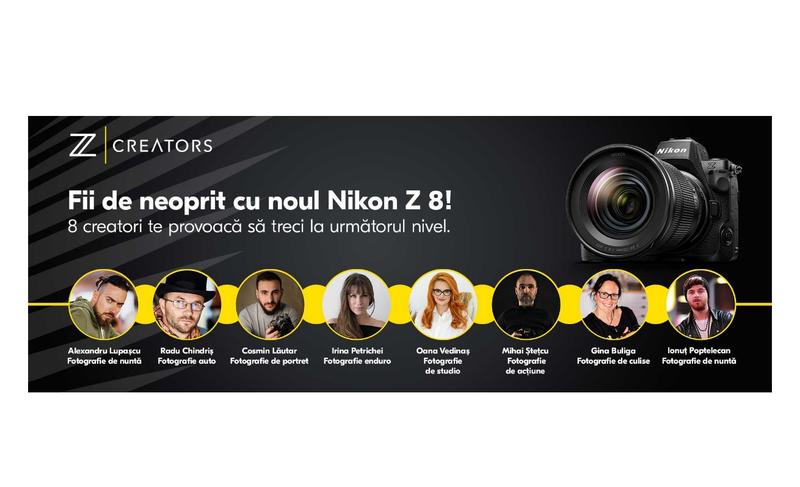 ​Nikon Romania anunță lansarea campaniei de promovare a Creatorilor Nikon Z 8, Foto: ​Nikon Romania