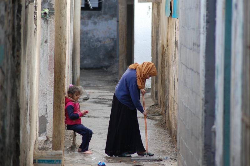 Unul din centrele de refugiați din Fâșia Gaza, Foto: Gabriel Bejan / Hotnews