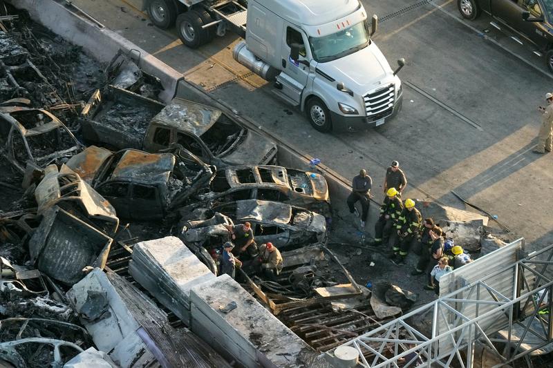 O superceață a provocat un acccident în lanț pe o autostradă din SUA, Foto: Gerald Herbert / AP / Profimedia