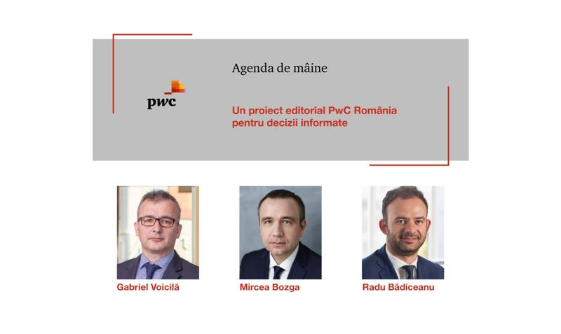 Gabriel Voicilă, Mircea Bozga, Radu Bădiceanu, Foto: PwC România
